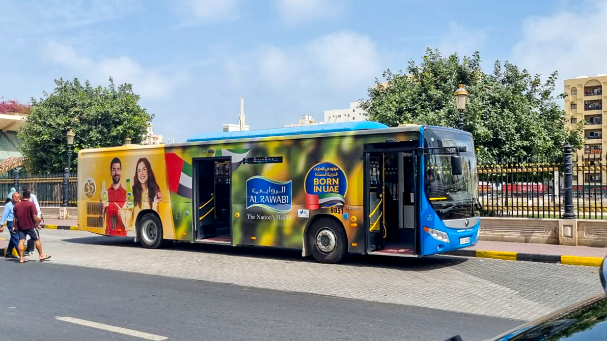 Bus Advertising - OOH - Al Rawabi