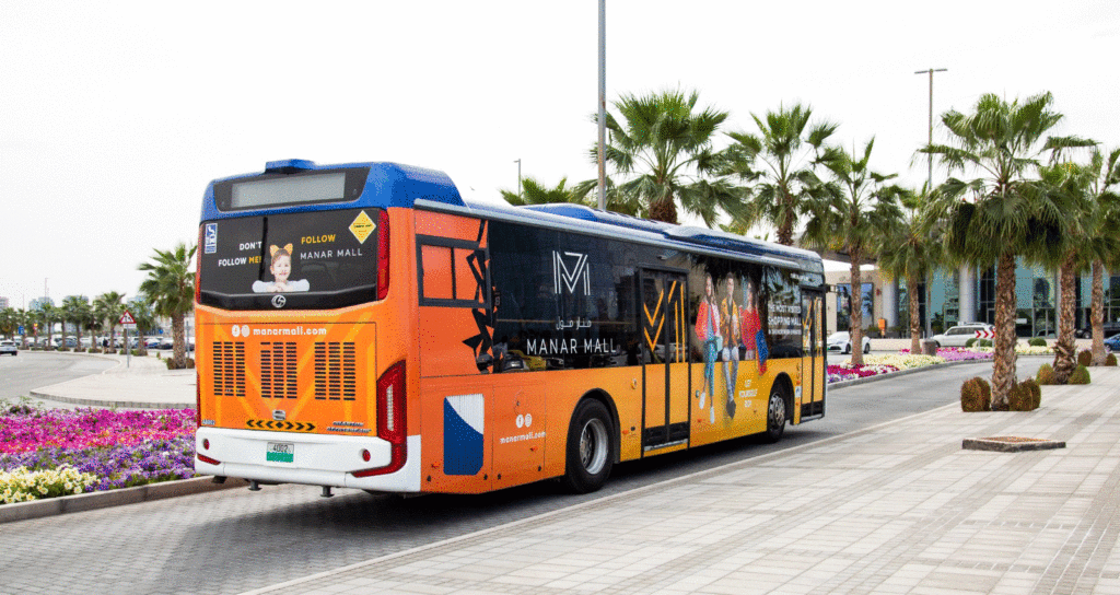 Bus Advertising - OOH - Manar Mall 2